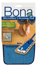 Microfiber cleaning pad for use with the Bona Hardwood Floor Mop, Microfiber Floor Mop, and Bona Hardwood and Stone, Tile & Laminate Floor Care Systems. 